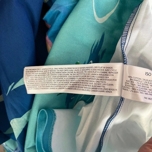 Disney Blue A-Line Skirt with Rainbow Design - Picture 8 of 15